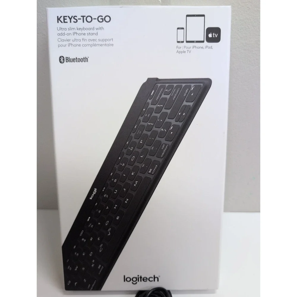 Logitech 920-006701 Keys-to-go Apple iPad, iPhone, Apple TV Portable W Camera
